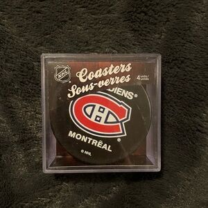 NHL Montreal Canadiens Coaster Collection - Red, Blue, Black